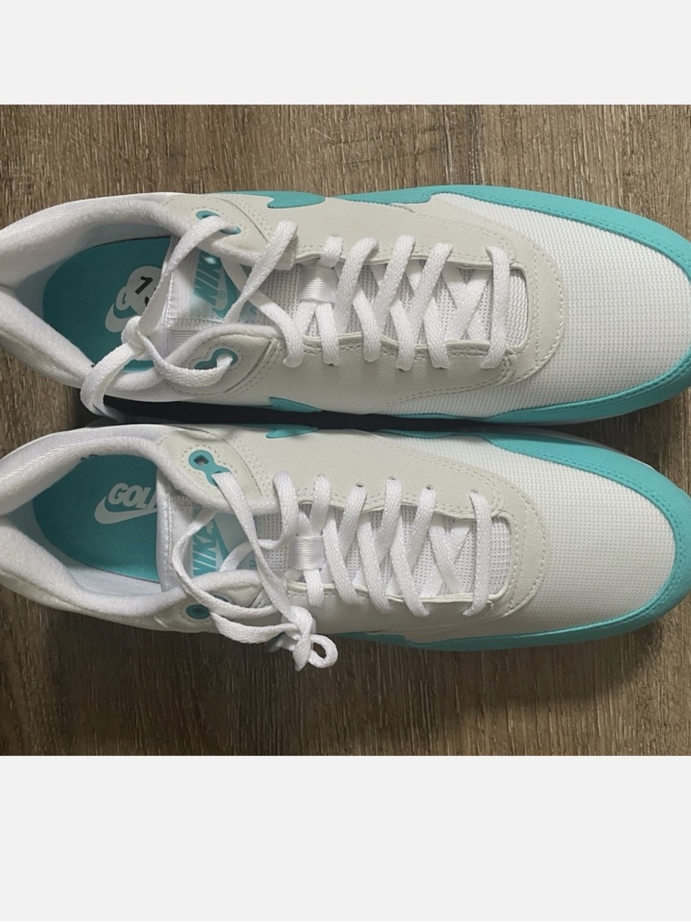 Nike Air Max 1 ‘86 OG Golf Big Bubble White Dusty Cactus Sz 12.5 - Picture 5 of 6